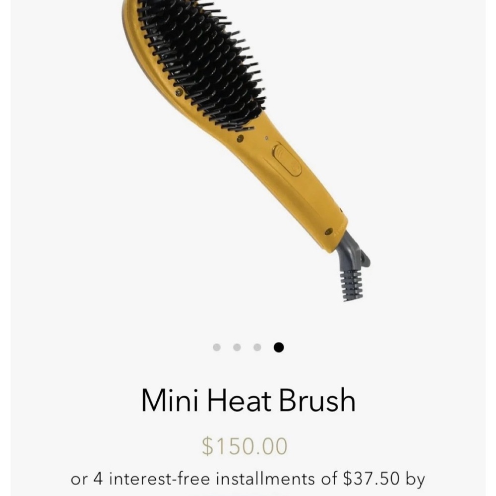 Yellow Mini Heat Brush